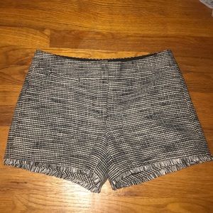 Ann Taylor Shorts - Black and white tweed shorts Ann Taylor Shorts - Black and white tweed shorts